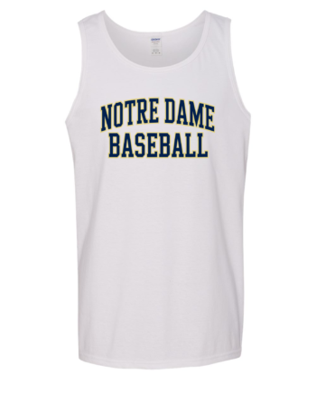 ND BASEBALL ARCH2 UNISEX COTTON TANK
