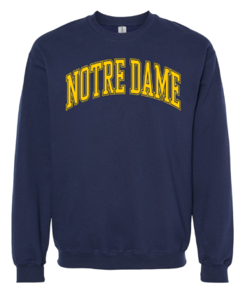 NOTRE DAME ARCH CREWNECK SWEATSHIRT