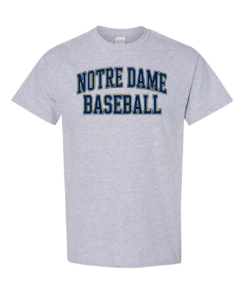 ND BASEBALL ARCH2 COTTON TEE