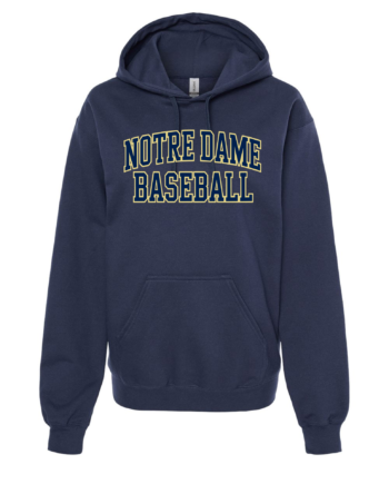 ND BASEBALL ARCH2 HOODIE
