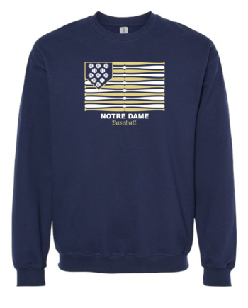BASEBALL FLAG CREWNECK SWEATSHIRT